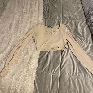 Cream long sleeve